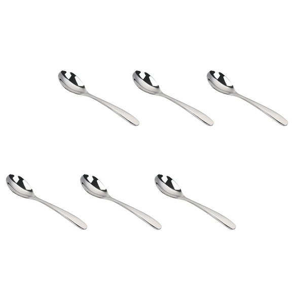 WRISTBIQUE 6Pcs Stirring Spoon Stainless Steel Multifunctional for Restaurant and Bar Use