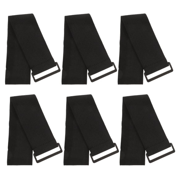 WRISTBIQUE 6Pcs Reusable Elastic Cinch Straps Adjustable for Sports Luggage and Cable