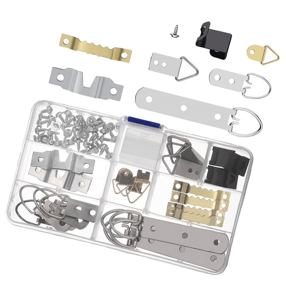 WRISTBIQUE 76Pcs Metal Frame Hooks for Hanging for Home Decoration and Art Display