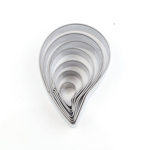 WRISTBIQUE 7Pcs Spiral Cookie Molds for Baking and Shaping Cakes Stainless Steel