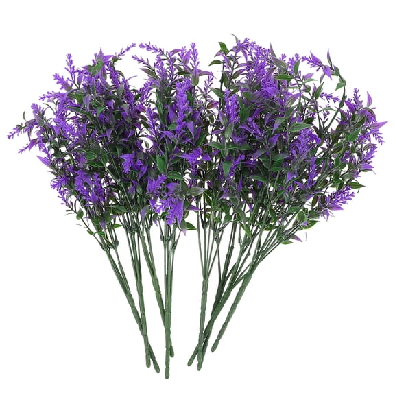 WRISTBIQUE 8Pcs Artificial Lilac Flowers for Floral Arrangements and Home Decor Supplies