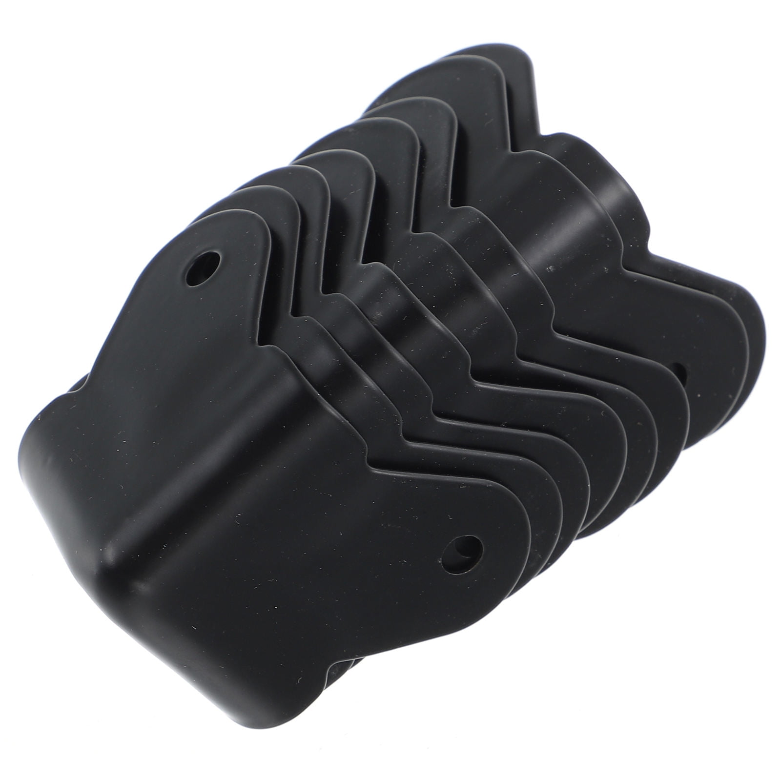 WRISTBIQUE 8Pcs Frame Corner Protectors Black Iron for Wooden Box Home ...