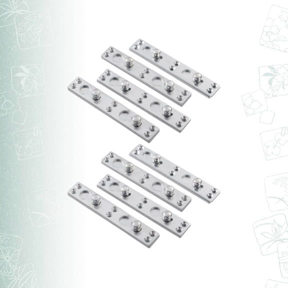 WRISTBIQUE 8Pcs Hinge Metal Door Hinges for Bed Frame 12.2x3x2.5in