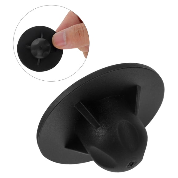 WRISTBIQUE 8Pcs Universal Chair Feet Caps Black Lightweight Portable Covers for Folding Chairs