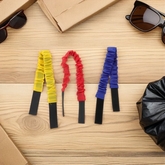 WRISTBIQUE Teamwork Training Bands Elastic Legged Race Ties Assorted Color 8Pcs