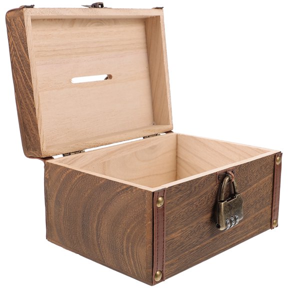 WRISTBIQUE Wooden Jewelry Box Set with Assorted Colors, Retro Patterned Storage Container for Home Organization and Accessories