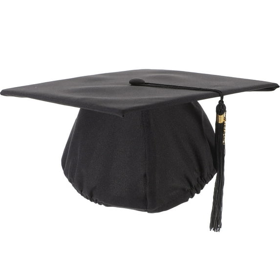 WRISTBIQUE Black Graduation Cap with Tassel for High School, College & University Academic Ceremonies and Graduation Events