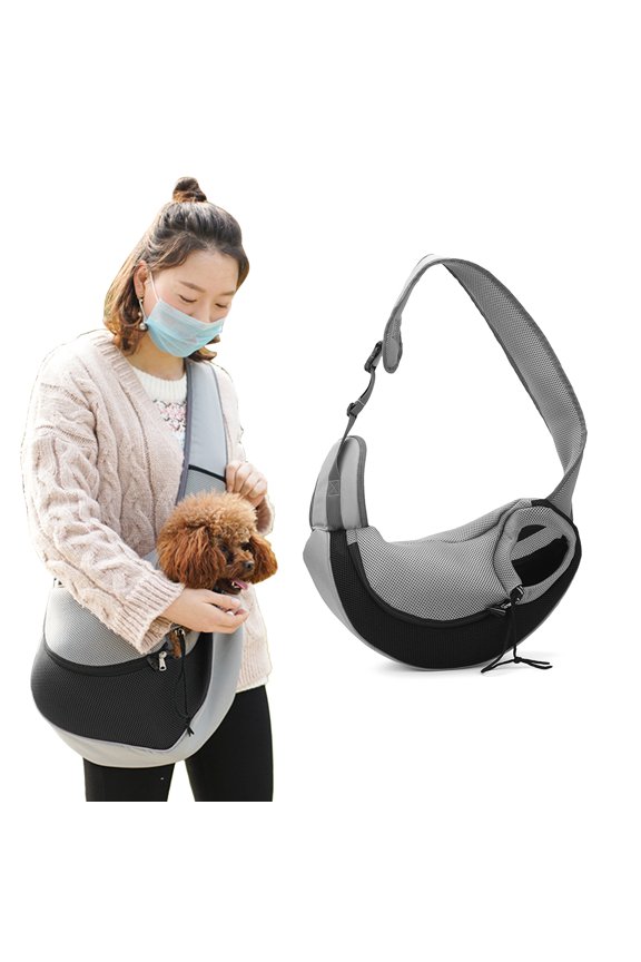 Small Dog Carriers Sling Bag Air Mesh 1Pack