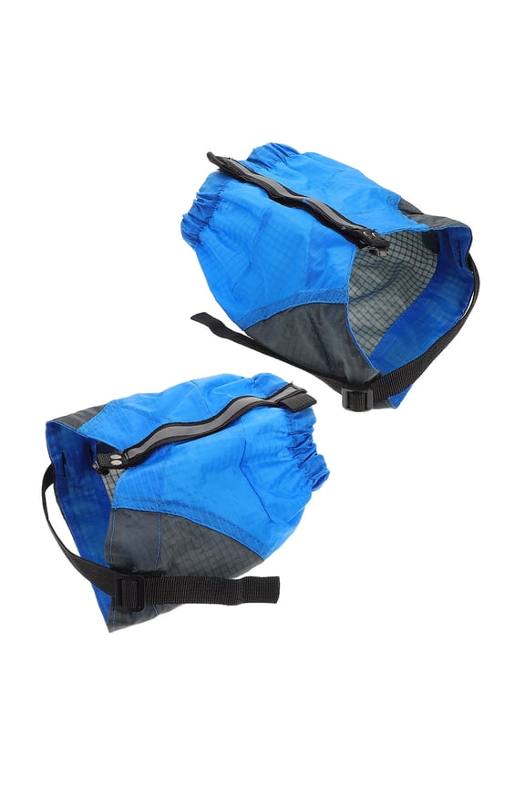 Blue Polyester Fiber Boot Covers Reusable for Outdoor Activities Hiking and Gardening Protection Size 1 Pair