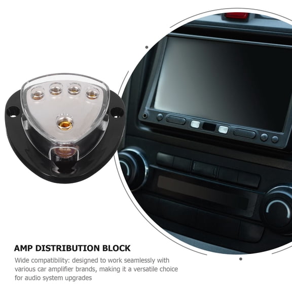 WRISTBIQUE Car Audio Distribution Block with Stable Current Compact Design and Easy Installation