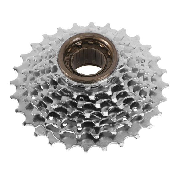WRISTBIQUE Cassette for Mountain Bike Nickel Plated Flywheel Compatible with 7-speed Chains 1Pack