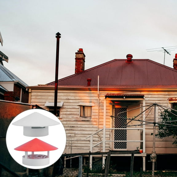 WRISTBIQUE Chimney Cowl Accessory PVC Waterproof and Windproof for Home Garden 1Pc