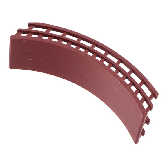 WRISTBIQUE Miniature Landscaping Dollhouse Arch Bridge Red Plastic 1Set for Hobbyists