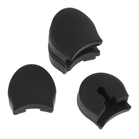 WRISTBIQUE Clarinet Thumb Finger Rest 4Pcs Black Silicone for Thumb Support and Musical Performance