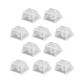 Translucent Install WRISTBIQUE Clear Mechanical Keyboard Keycaps, 10 Pack Blank Translucent ...