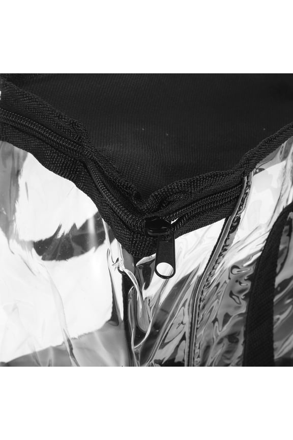 Clear Plastic Handbag with Adjustable Strap for Cards Cash and Small Essentials