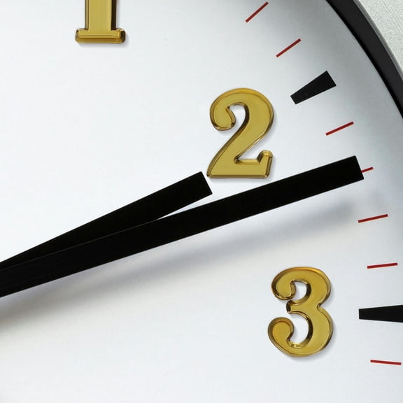 WRISTBIQUE Clock Numerals DIY in Black Plastic for Repairing Clock Accessories with 18pcs Kit