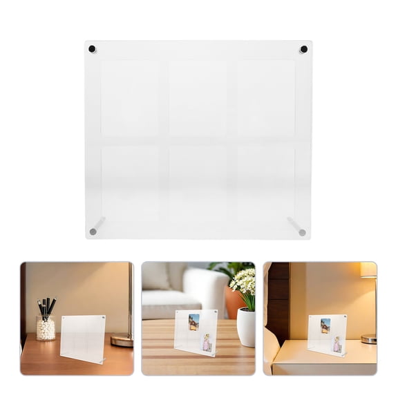 WRISTBIQUE Collage Frame Insert Acrylic Showcase Photos Office Display 1Pack