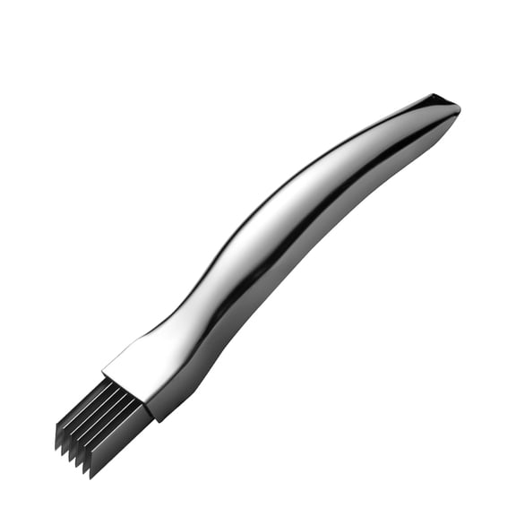 WRISTBIQUE Stainless Steel Vegetable and Scallion Cutter Slicer with Ergonomic Curved Handle for and Herb Cutting