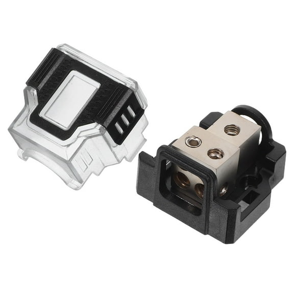 WRISTBIQUE Copper and Multi Zinc Alloy Plastic Ground Distribution Block Block for Car Audio 1 Set