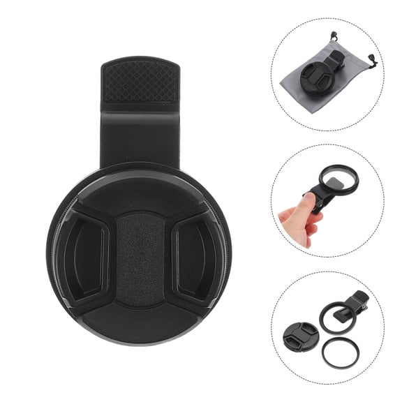 WRISTBIQUE Universal 52Mm Phone Camera Polarizer Filter Black Clip on Lens for Night Portrait Landscape