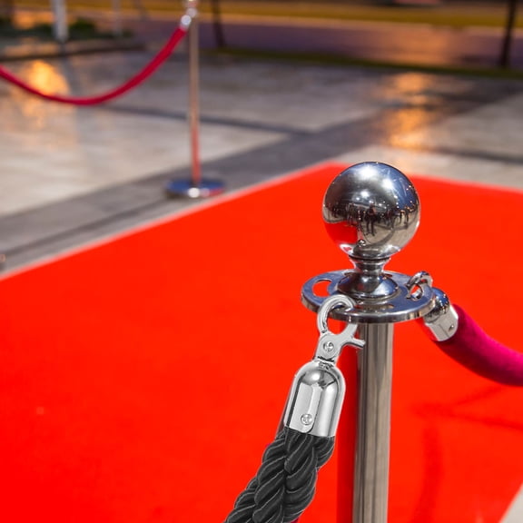 WRISTBIQUE Hotel Queue Rope with Warning Design Sturdy Barrier Cord for Conference Use