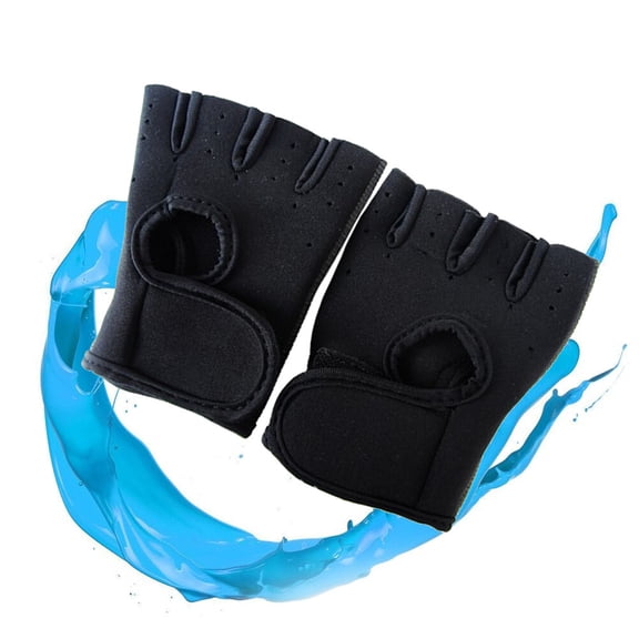 WRISTBIQUE Cycling Glove Cycling Gloves Black Anti-slip Protection for Rowing and Fitness Training 1 Pair