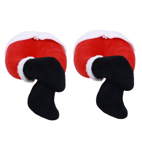 WRISTBIQUE Decorative Fake Legs Red Cloth for Christmas Holiday Photography Prop 2Pcs