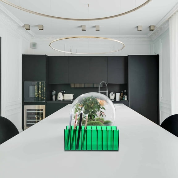 WRISTBIQUE Phone Storage Case Acrylic Green Improve Productivity for Home 1Set