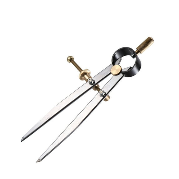 WRISTBIQUE Drafting Compasses 1Pack In Silver Ideal For Drawing Accurately