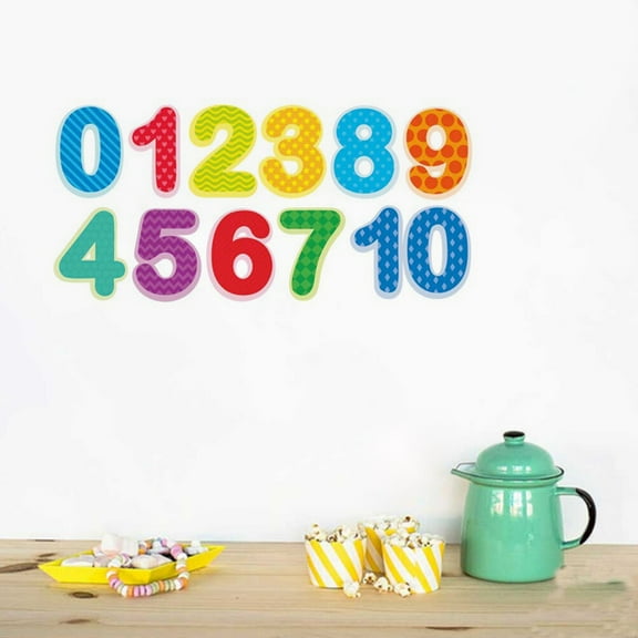 WRISTBIQUE Educational Toy Wall Sticker 1Pack for Preschool Wall Decor Assorted Color 25.2x11.8x0.04in
