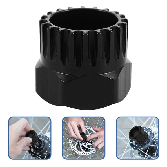WRISTBIQUE Universal Bicycle Bottom Bracket Tool for Bike Repair Carbon Steel Black