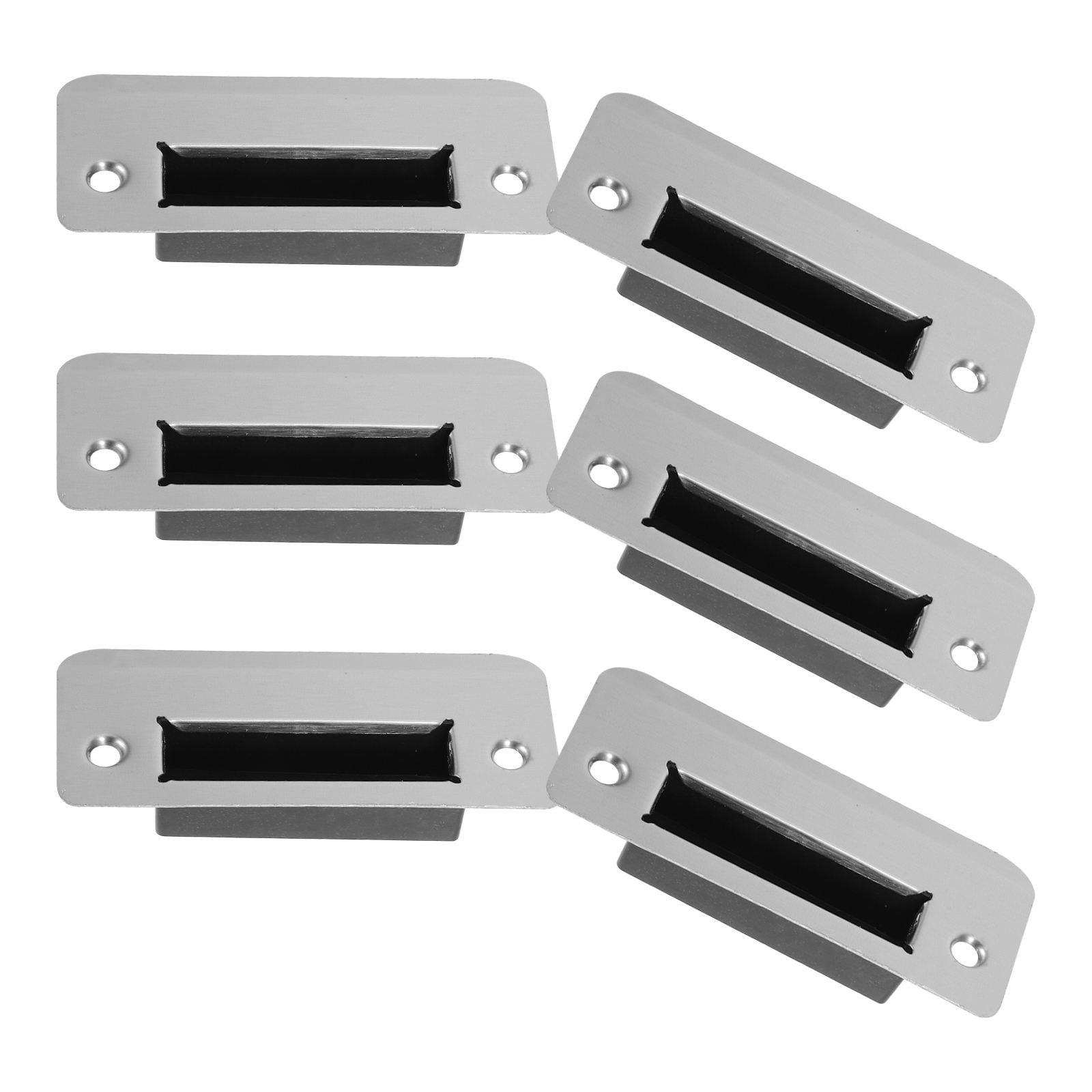 Strike Plate Rectangular WRISTBIQUE 6-Pack Extended Rectangular Stainless Steel Strike Plates ...