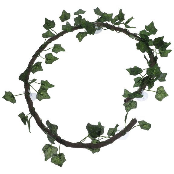 WRISTBIQUE Reptile Jungle Vines with Cups, Bendable Hanging Terrarium Decor for Lizards, Snakes, , Habitat