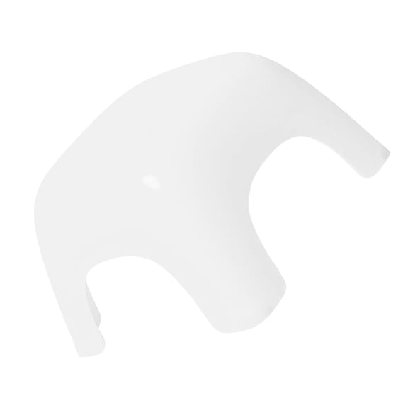 WRISTBIQUE Bathroom Toilet Step Stool Plastic White Lightweight Nonslip Footstool