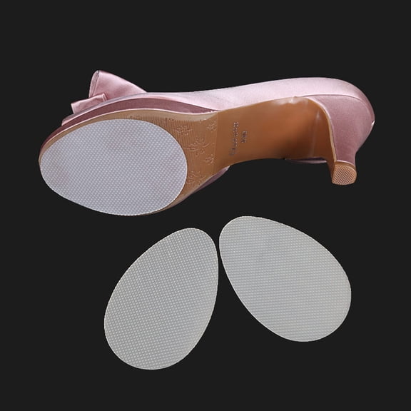 WRISTBIQUE Forefoot Pad For High Heels 1 Pair Anti Slip Peach Type White