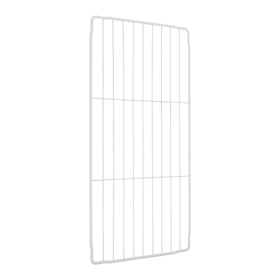 WRISTBIQUE White Metal Wire Shelf Organizer for Freezer and Refrigerator Efficient Food Storage