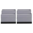 thumbnail image 1 of WRISTBIQUE Furniture Lifter Furniture Risers Grey 4Pcs, 1 of 8