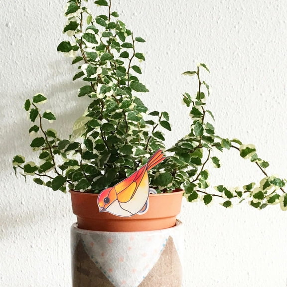 WRISTBIQUE Garden Decor Bird Shaped Flower Pot Bird Ornament 1Pack in for Home and Garden Yard