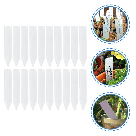 WRISTBIQUE Garden Stake Tags 200Pcs for Potted Plants Tags 10x2cm