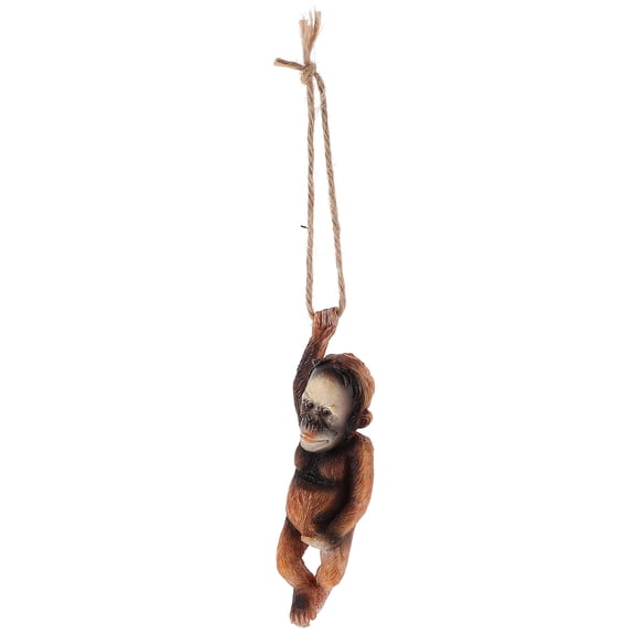 WRISTBIQUE Monkey Yard Statue Resin Multi 1Pack Front Yard Ornament