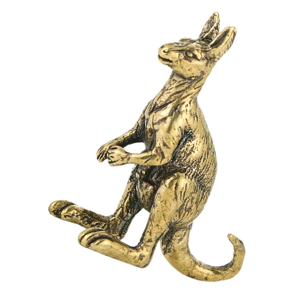 WRISTBIQUE decorative kangaroo Kangaroo Figurine Golden 1Set