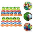 thumbnail image 1 of WRISTBIQUE Golf Ball Markers 100Pcs Round Assorted Color for Golf Ball Positioning, 1 of 8