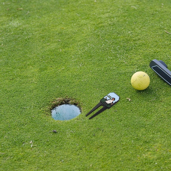 WRISTBIQUE Golf Divot Repair Tool with Unique Enamel Coloring for Easy Turf Restoration and Comfortable Grip