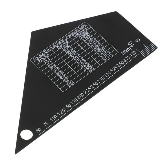 WRISTBIQUE Guitar Repair Tools Metal Fret Leveling Ruler Precision Measurement