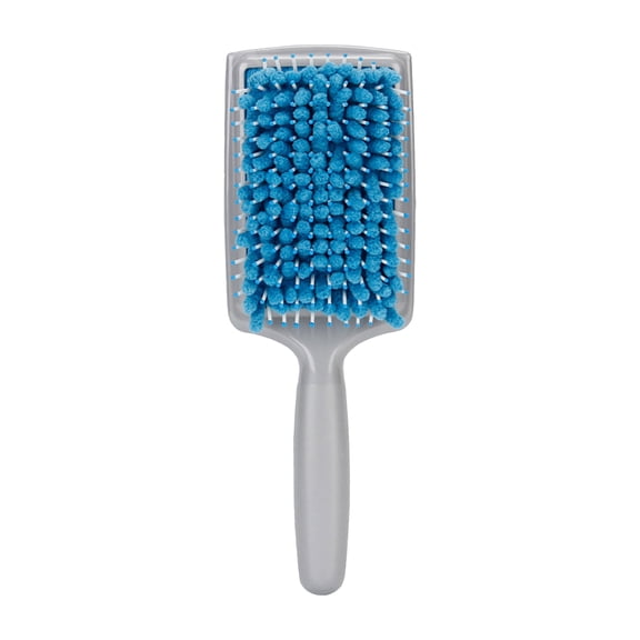 WRISTBIQUE Blue Absorbent Hair Brush Comb for Quick Hair Drying and Detangling