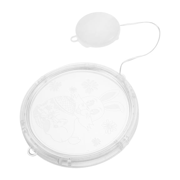 WRISTBIQUE White LED Bunny Window Lights for Easter Party Decorative Hanging Indoor Outdoor