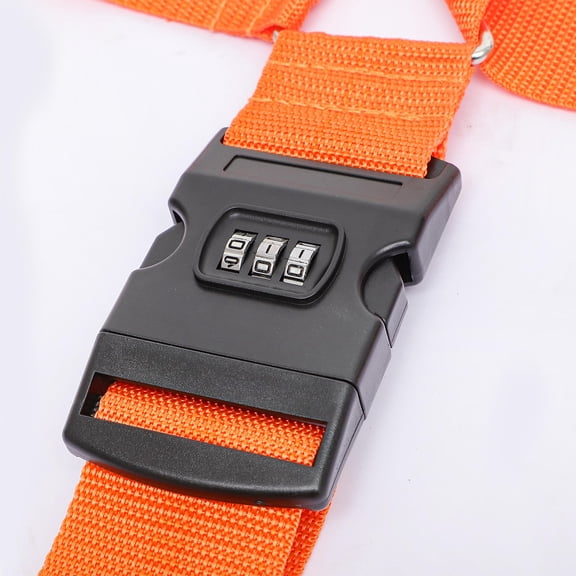 WRISTBIQUE Heavy Duty Suitcase Strap, Adjustable Luggage Wrap with Lock for Secure Travel