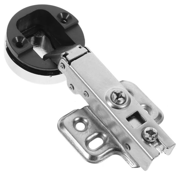 WRISTBIQUE Hydraulic Self Closing Concealed Hinges Hinge Plastic Silver for Home 1Set