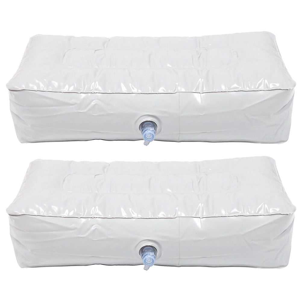 WRISTBIQUE 2-Pack Inflatable Kayak Seat Cushions, Thickened PVC Outdoor Portable Seat Pads for Canoe and Kayaking